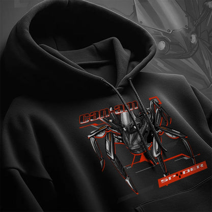Can-Am Spyder RS 2014-16 Hoodie - Motorcycle Sweatshirt for Riders