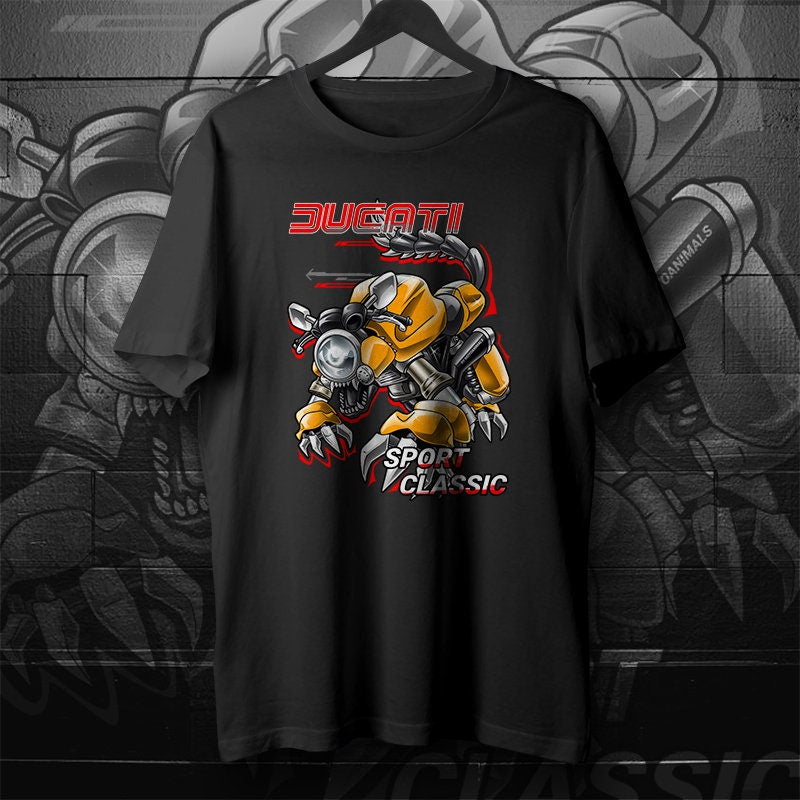 Ducati Sport Classic T-Shirt - Motorcycle Tee Shirt for Riders