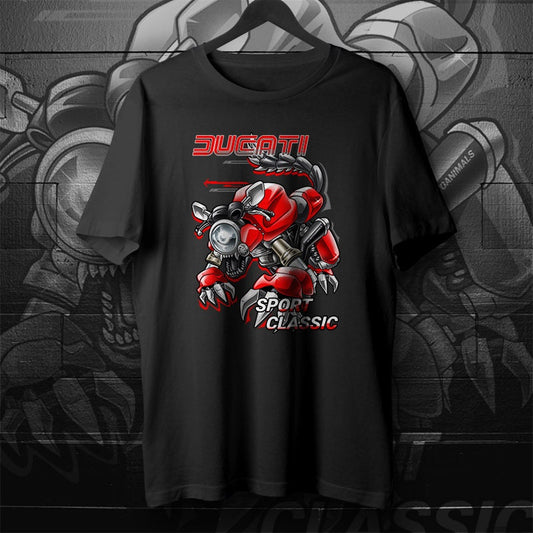 Ducati Sport Classic T-Shirt - Motorcycle Tee Shirt for Riders