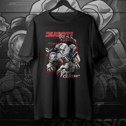 Ducati Sport Classic T-Shirt - Motorcycle Tee Shirt for Riders