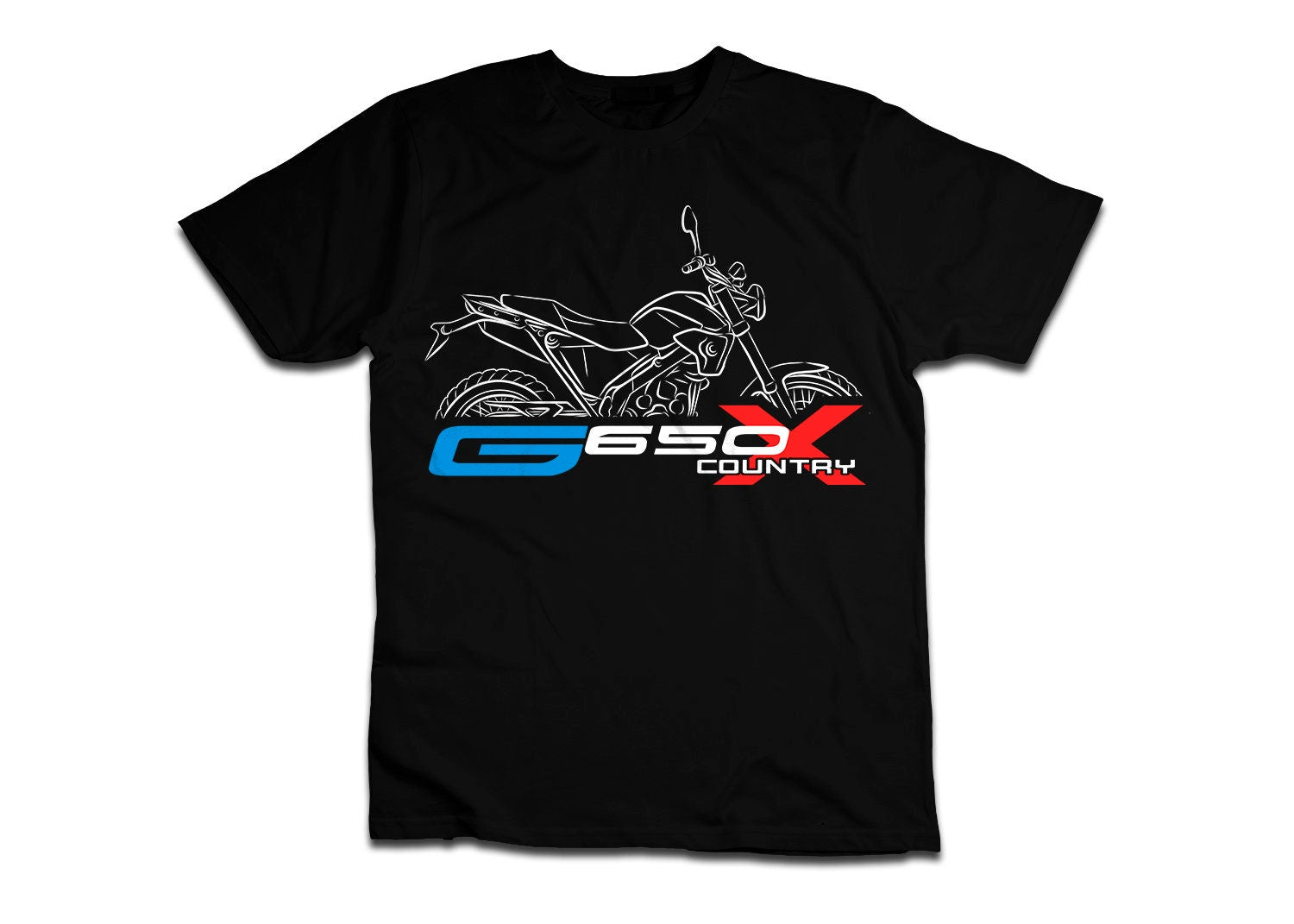 BMW G650 XCountry - Motorcycle Tee Shirt for Motorrad Rider