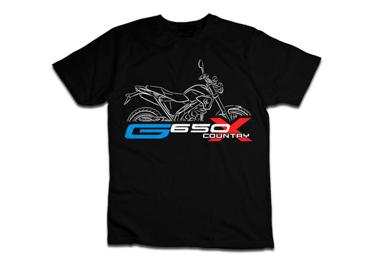 BMW G650 XCountry - Motorcycle Tee Shirt for Motorrad Rider