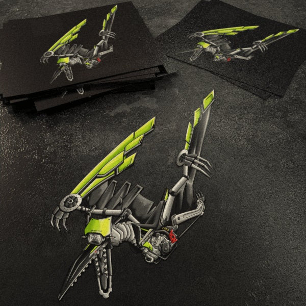 Fantic XMF 125 Stickers - Set of 3 Motorcycle Decals for dirtbike Riders