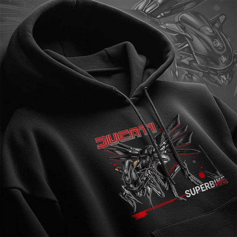 Ducati 749 & 999 Superbike Hoodie - Motorcycle Sweatshirt for Riders