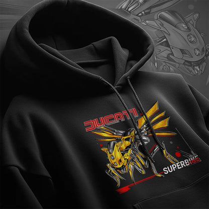 Ducati 749 & 999 Superbike Hoodie - Motorcycle Sweatshirt for Riders