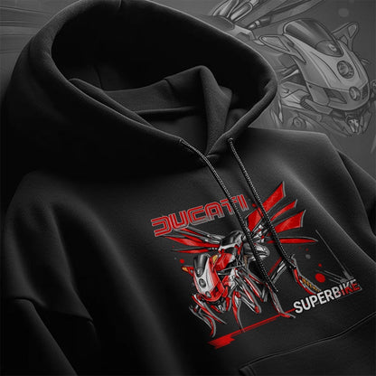 Ducati 749 & 999 Superbike Hoodie - Motorcycle Sweatshirt for Riders