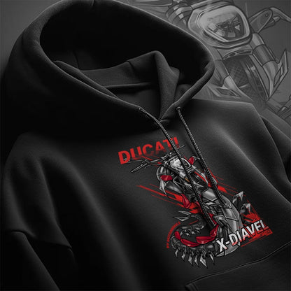 Ducati XDiavel Hoodie - Motorcycle Sweatshirt for Riders