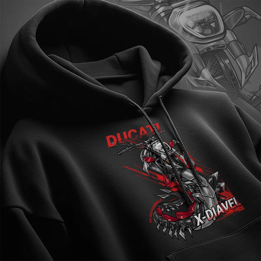 Ducati XDiavel Hoodie - Motorcycle Sweatshirt for Riders