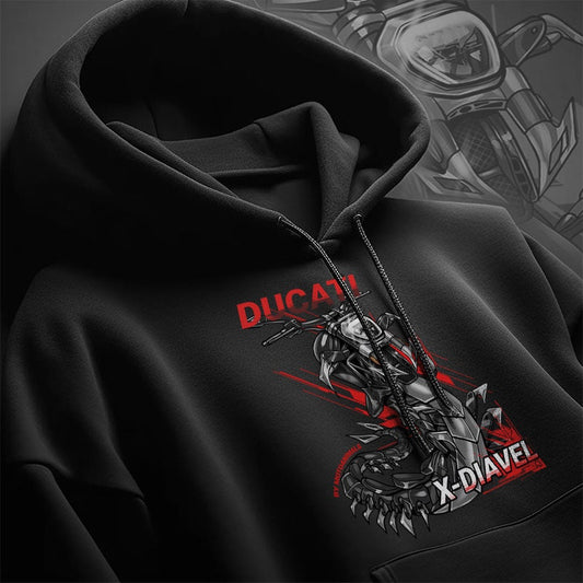 Ducati XDiavel Hoodie - Motorcycle Sweatshirt for Riders