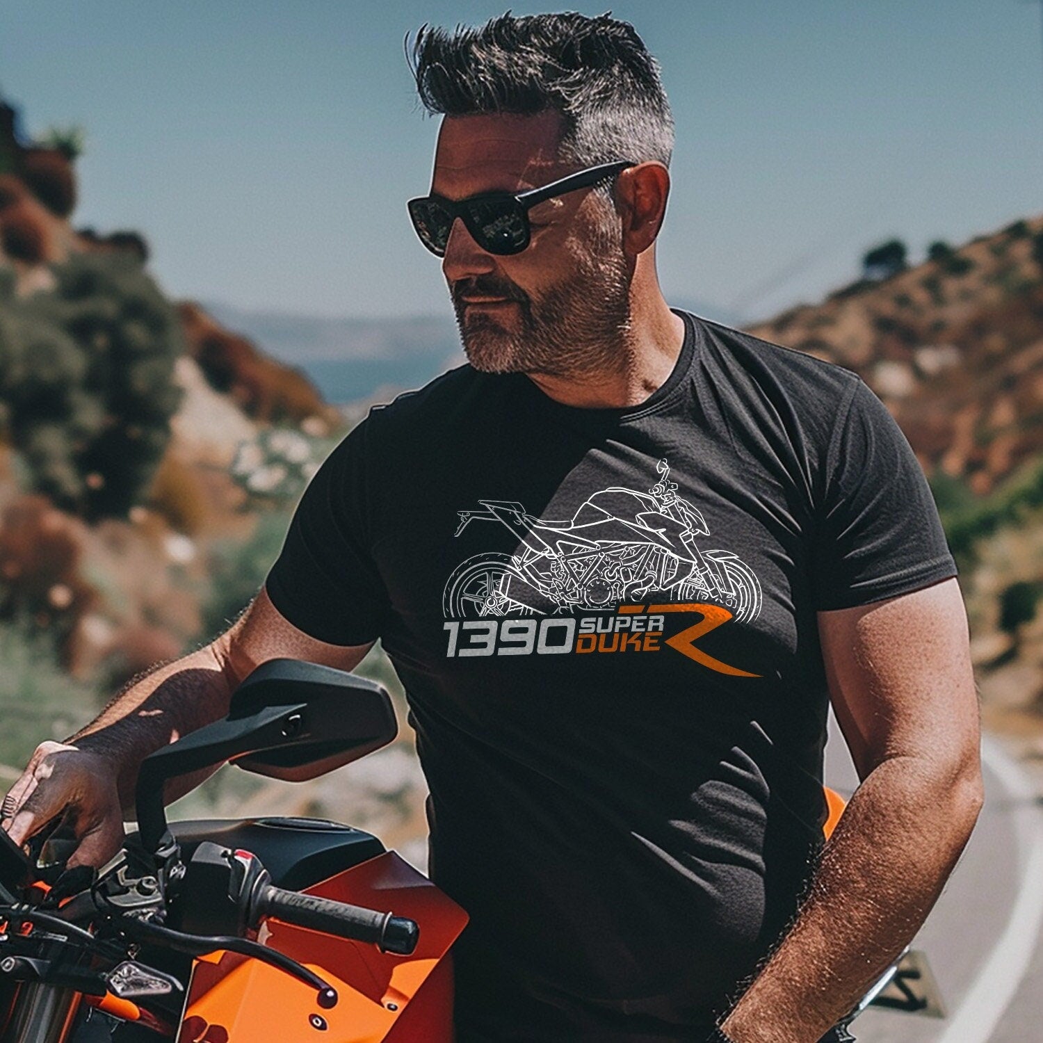 KTM 1390 Super Duke 2024 T-Shirt - Motorcycle Tee Shirt for Riders