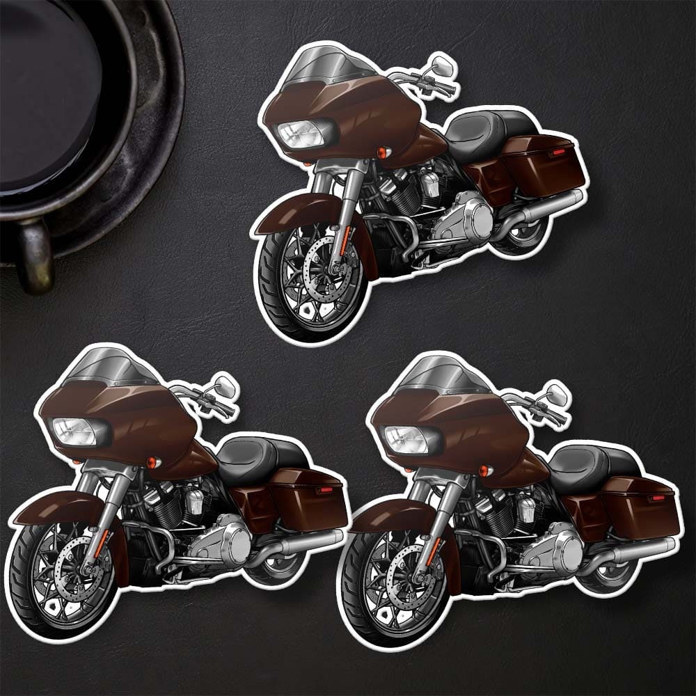 Harley Road Glide FLTRX Stickers - Set of 3 Motorcycle Decals for Bikers