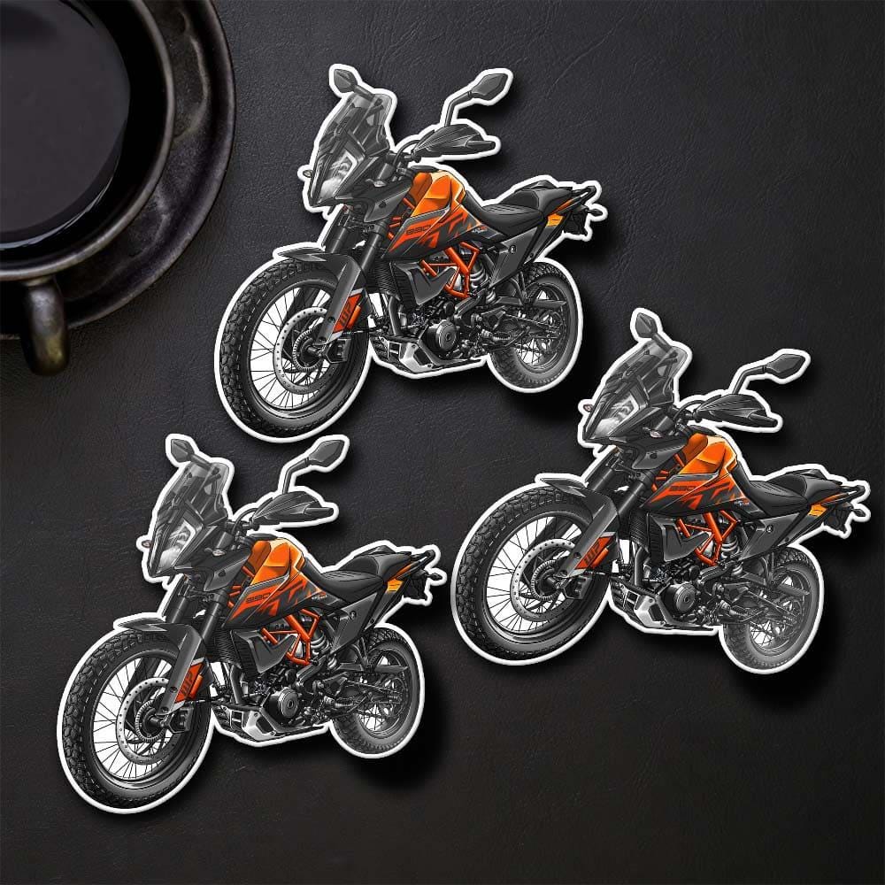 KTM 390 Adventure Inspired Stickers - Set of 3 Motorcycle Decals