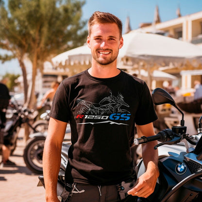 BMW R1250GS T-Shirt - Motorcycle Tee Shirt for ADV Motorrad Riders