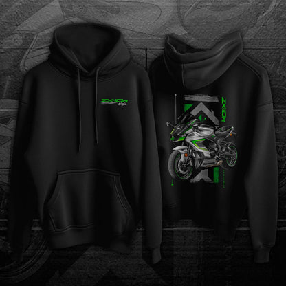Kawasaki ZX-10R 2023-24 Hoodie - Motorcycle Sweatshirt for Riders