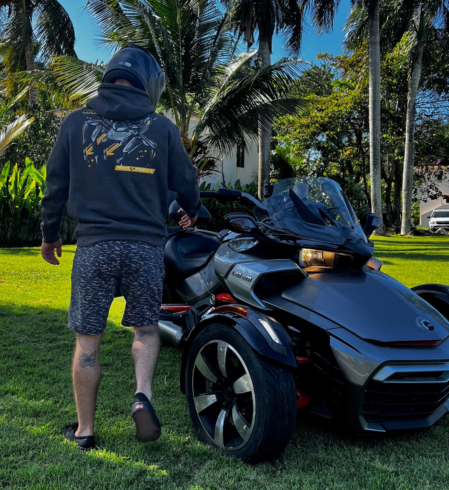 Can-Am Spyder RT 2014-19 Hoodie - Motorcycle Sweatshirt for Riders