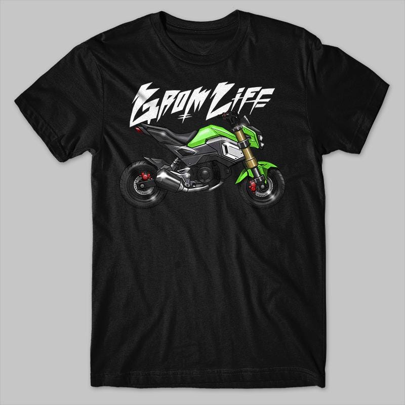 Honda Grom 2016-20 Inspired T-Shirt - Motorcycle Tee Shirt
