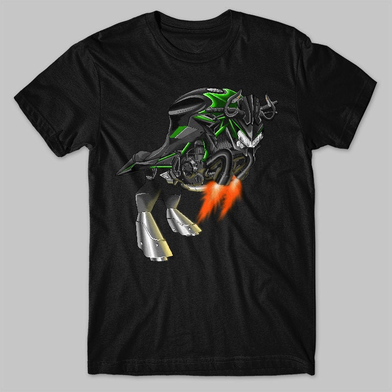 Kawasaki Z 650 Inspired T-Shirt - Motorcycle Tee Shirt for Riders