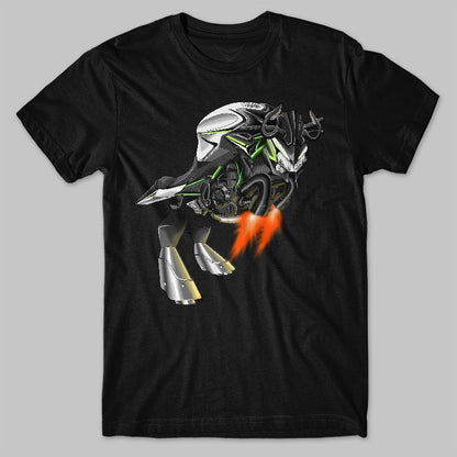 Kawasaki Z 650 Inspired T-Shirt - Motorcycle Tee Shirt for Riders