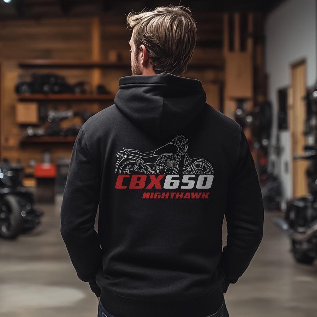 Honda CBX650 Nighthawk & 650E Inspired Hoodie - Motorcycle Sweatshirt