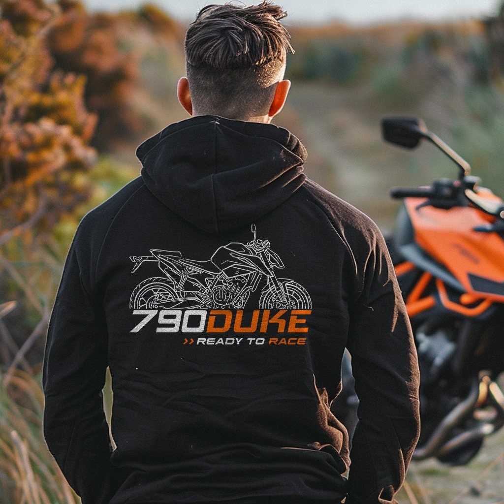KTM 790 Duke Hoodie - Motorcycle Sweatshirt for Riders