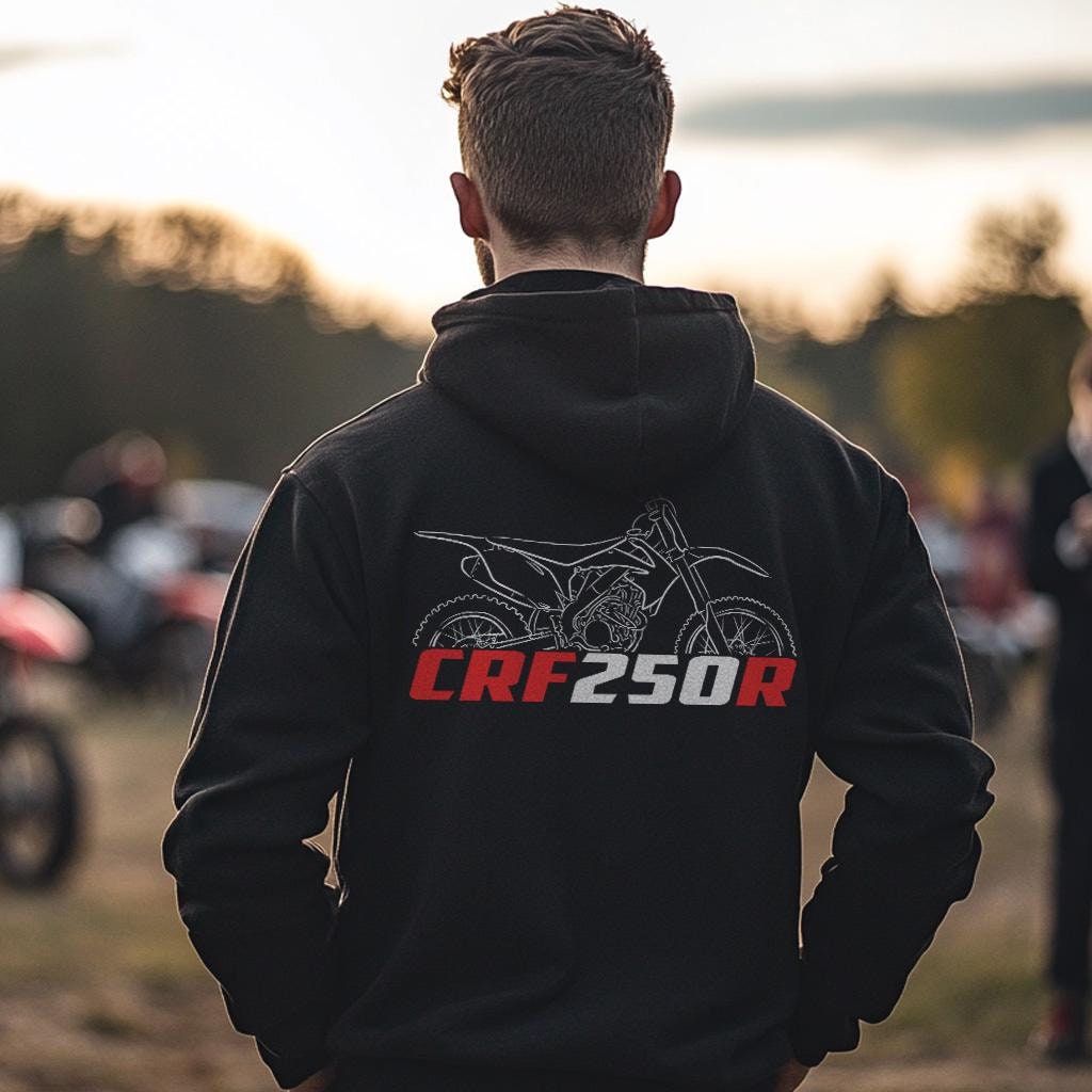 Honda CRF250R Inspired Hoodie - Motorcycle Sweatshirt