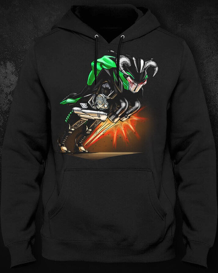 Kawasaki Z 650 Inspired Hoodie - Motorcycle Sweatshirt for Riders