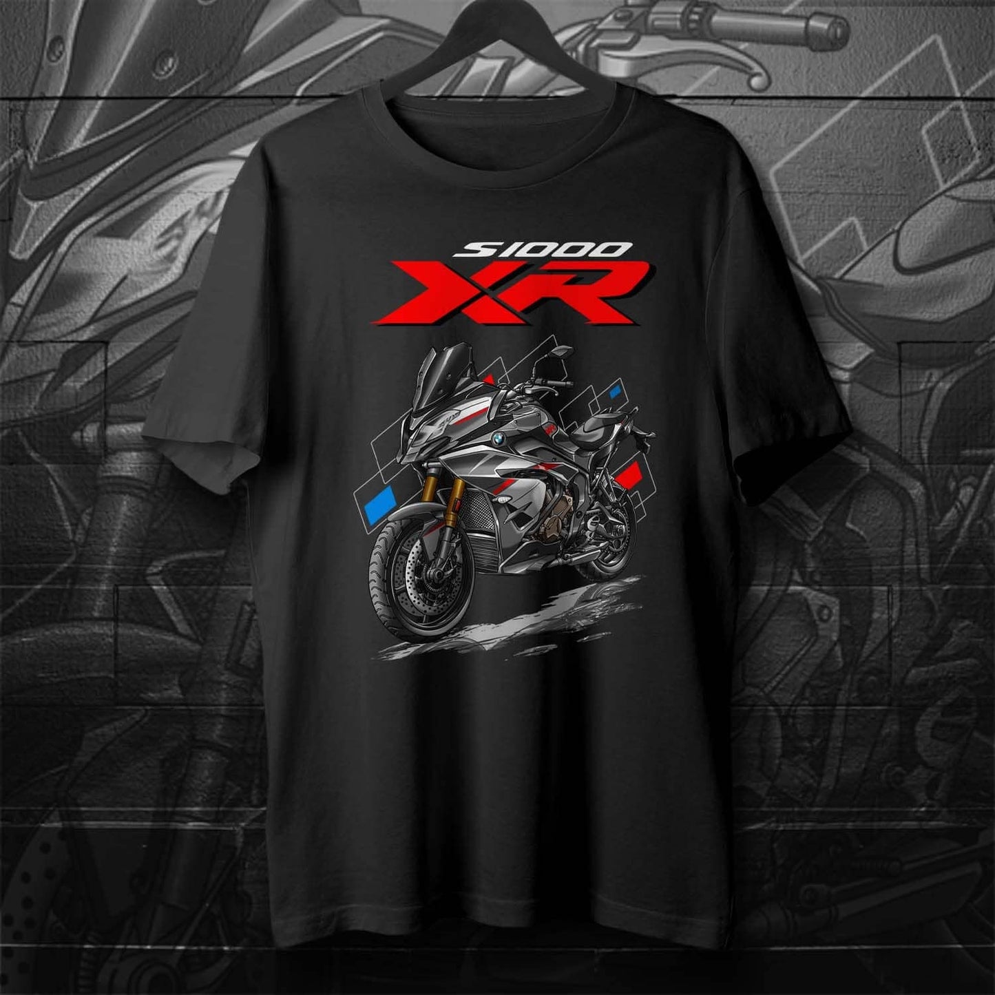 BMW S1000XR 2015-19 T-Shirt - Motorcycle Tee Shirt for Motorrad Riders