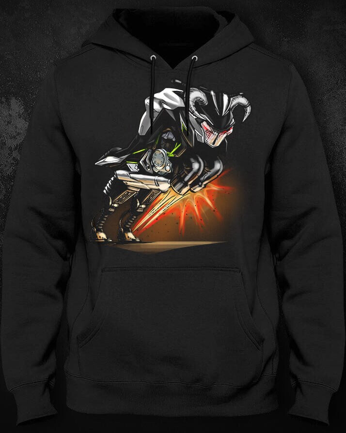 Kawasaki Z 650 Inspired Hoodie - Motorcycle Sweatshirt for Riders