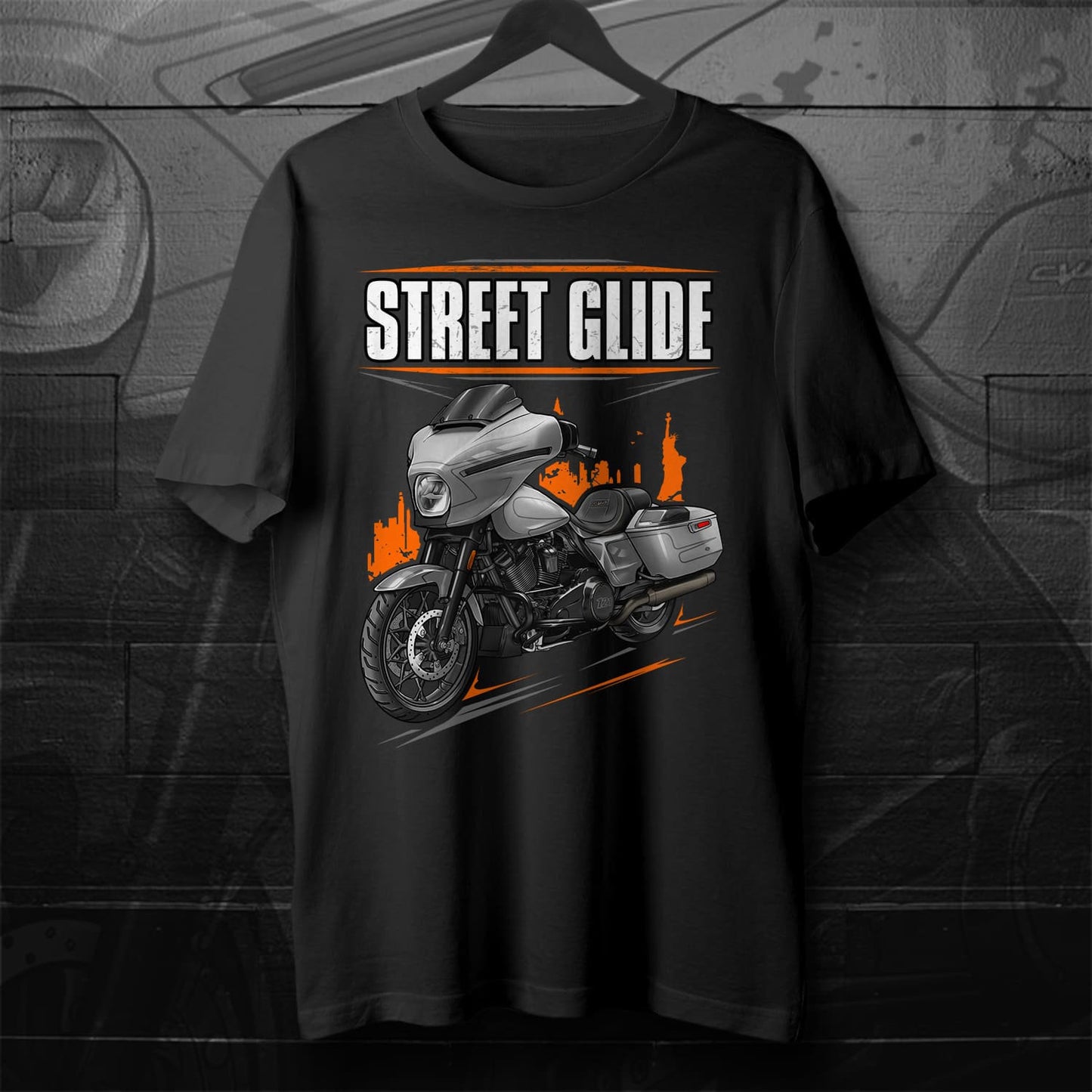 Harley Street Glide CVO 2023 T-Shirt - Motorcycle Tee Shirt for Bikers