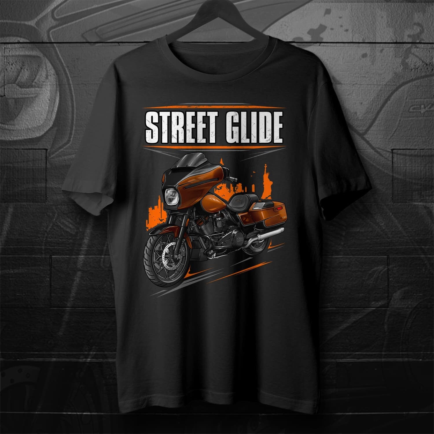 Harley Street Glide CVO 2023 T-Shirt - Motorcycle Tee Shirt for Bikers