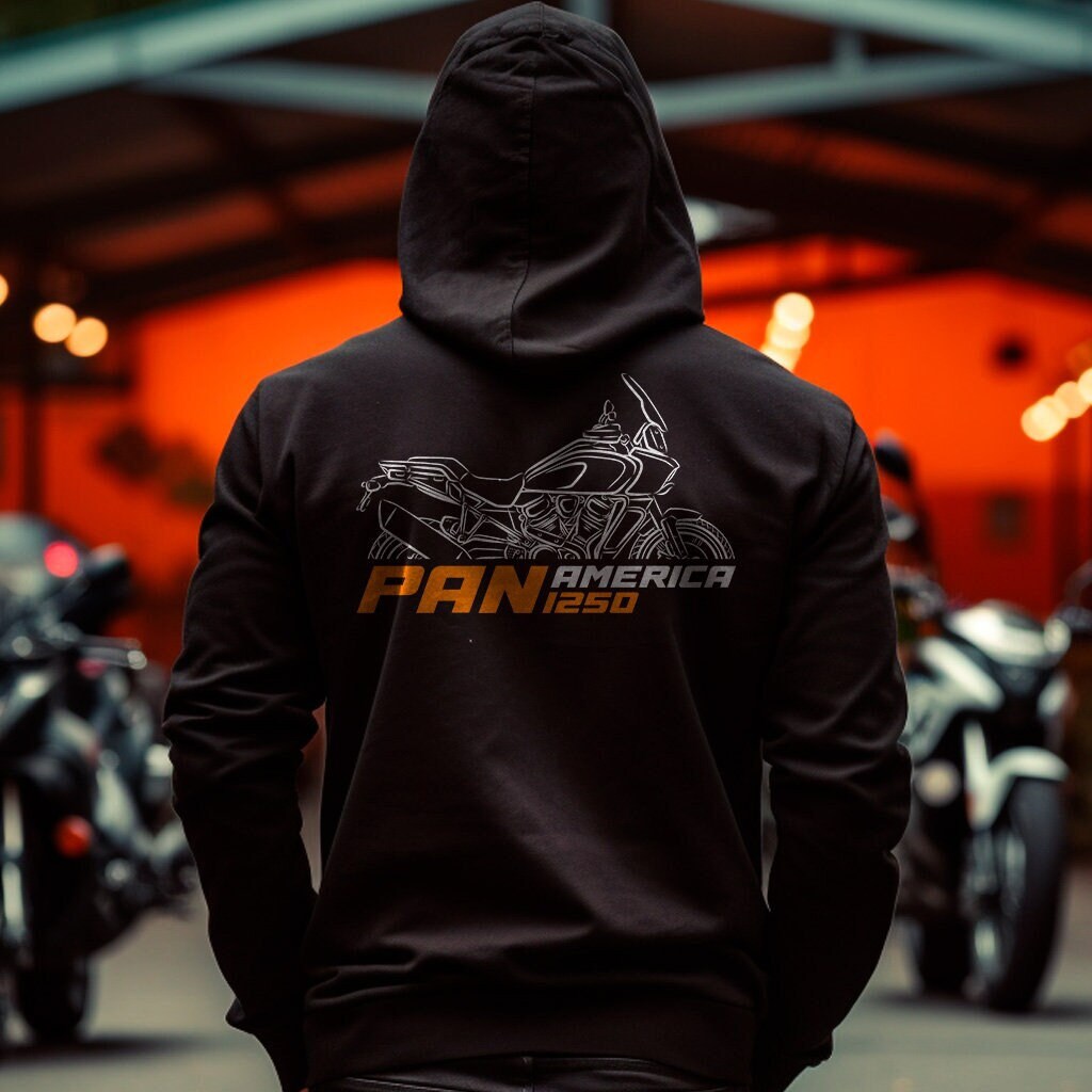 Harley Pan America Hoodies - Biker ADV Motorcycle Sweatshirt