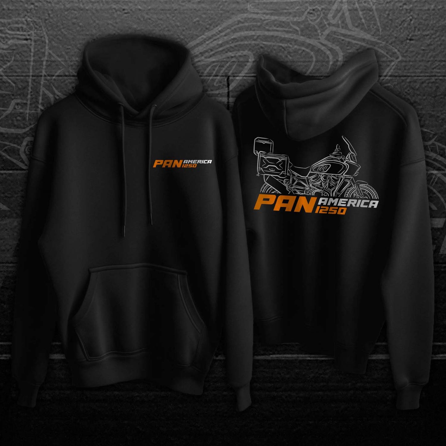 Harley Pan America Hoodies - Biker ADV Motorcycle Sweatshirt