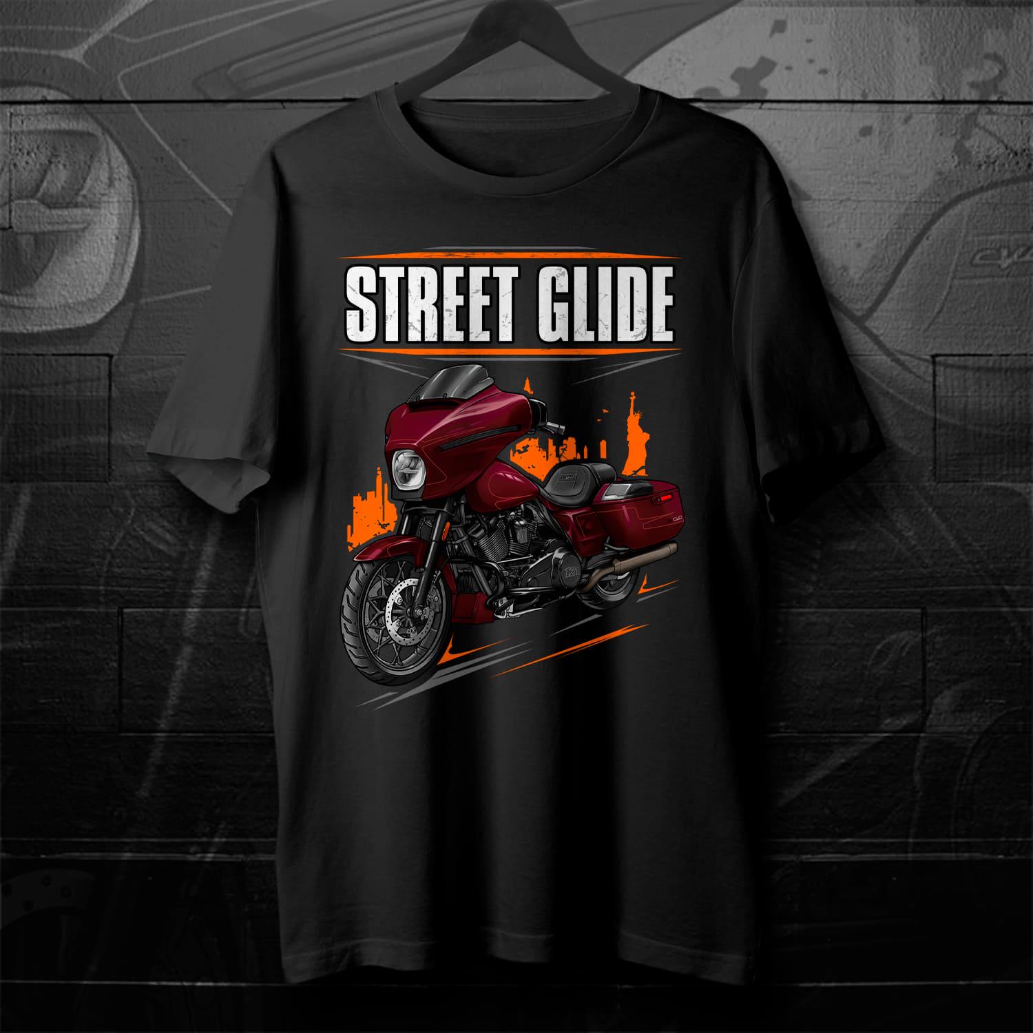 Harley Street Glide CVO FLHXSE 2024 T-Shirt - Biker Motorcycle Tee Shirt