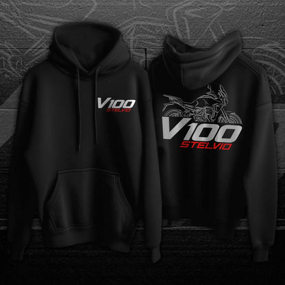 Moto Guzzi Stelvio Hoodie - Motorcycle Sweatshirt for ADV Riders