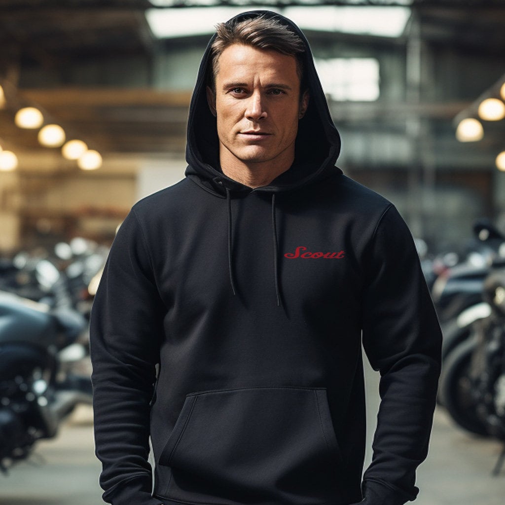 Indian Scout Hoodie - Motorcycle Sweatshirt for Biker