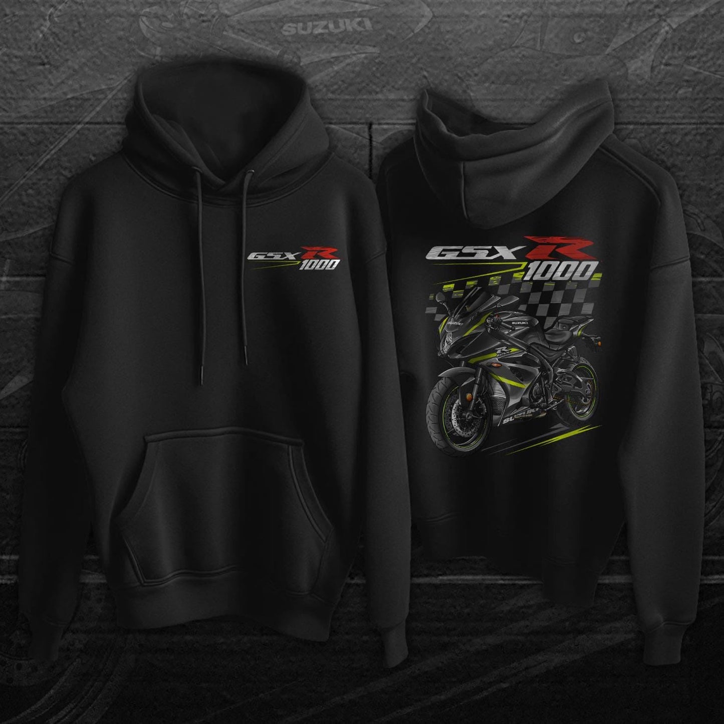 Suzuki GSXR 1000 2021-23 Inspired Hoodie - Motorcycle Sweatshirt