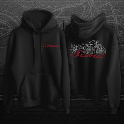 Indian Scout Hoodie - Motorcycle Sweatshirt for Biker
