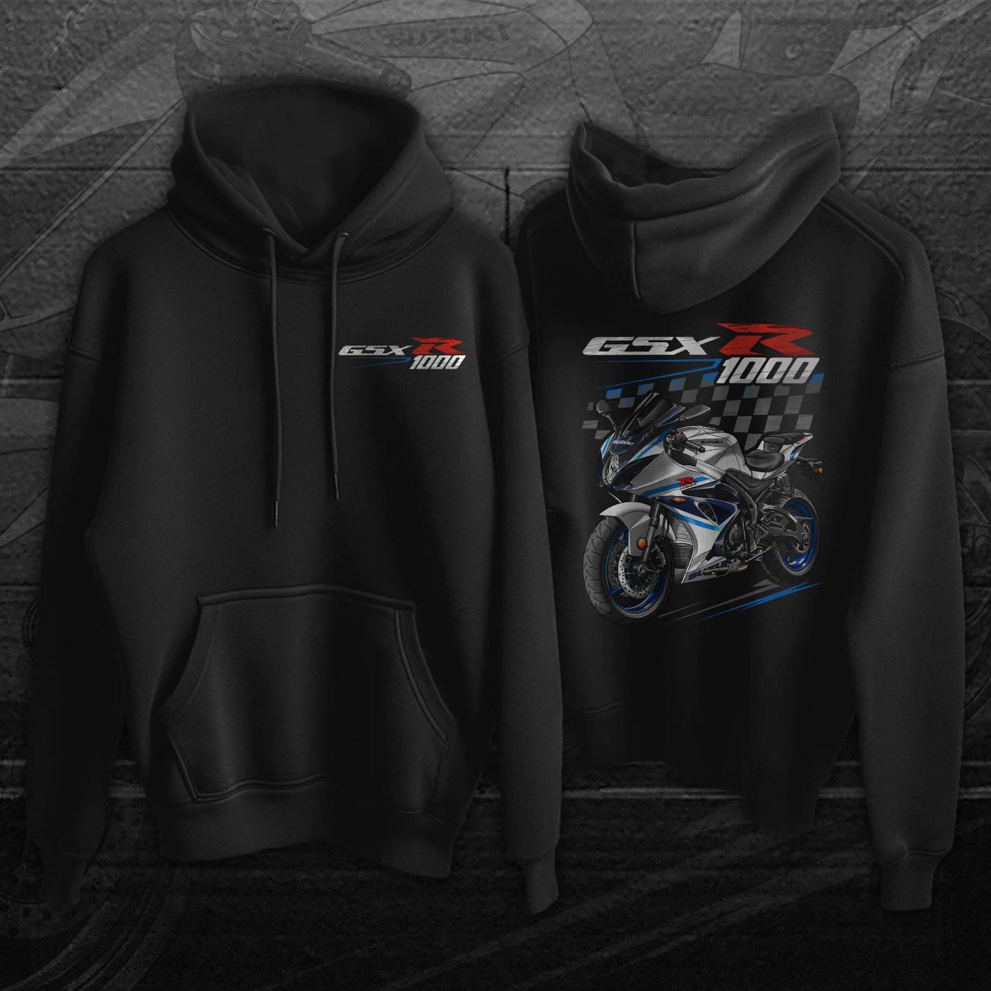 Suzuki GSXR 1000 2021-23 Inspired Hoodie - Motorcycle Sweatshirt