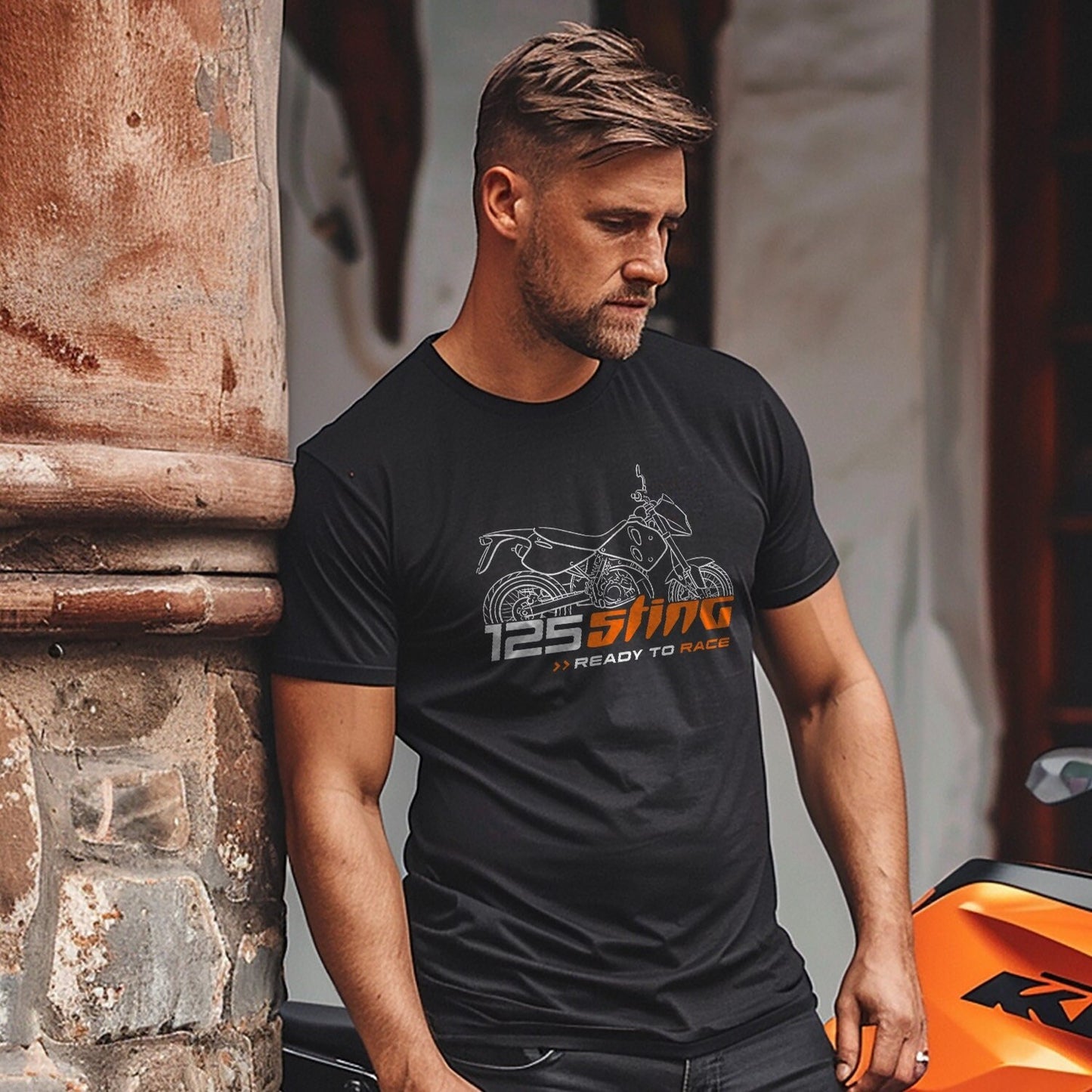 KTM 125 Sting Duke T-Shirt - Motorcycle Tee Shirt for Riders
