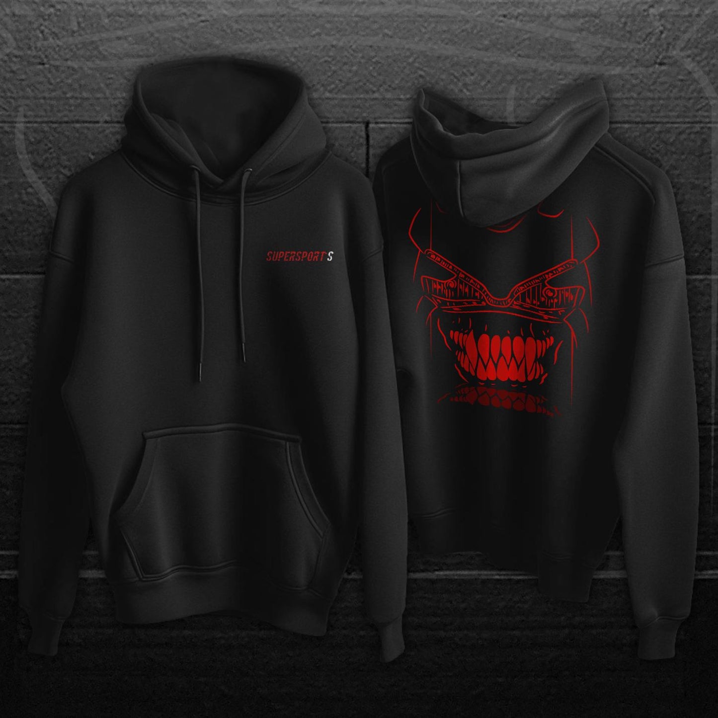 Ducati Supersport S Inspired Hoodie - Motorcycle Sweatshirt