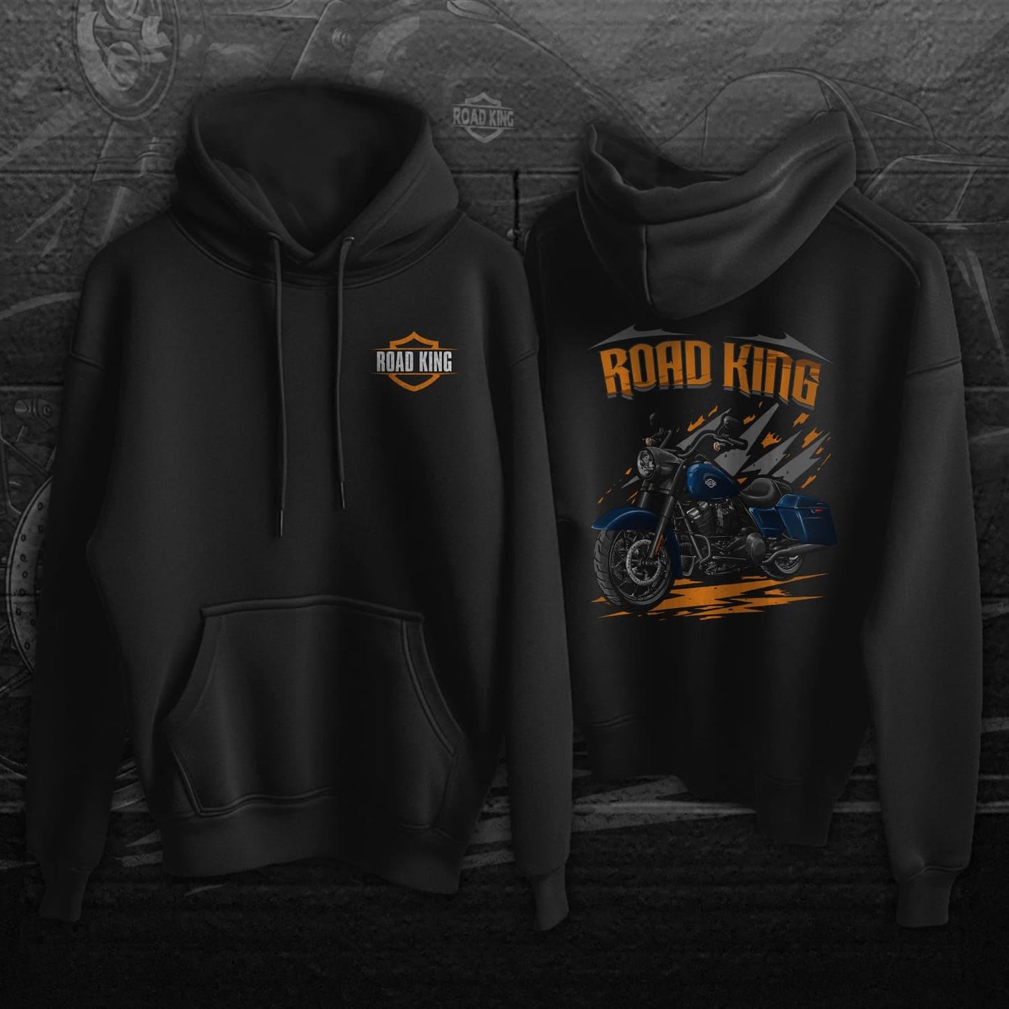 Harley Road King Special 2023-24 Inspired Hoodie - Biker Motorcycle Sweatshirt