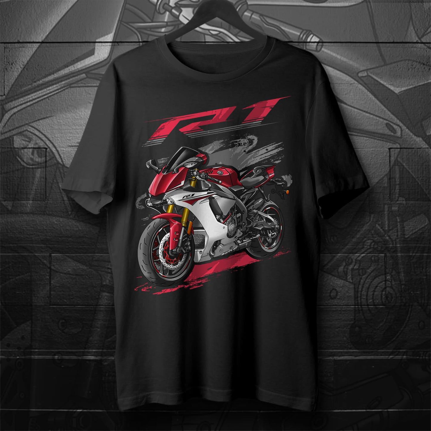 Yamaha YZF-R1 2015-17 Inspired T-Shirt - Motorcycle Tee Shirt