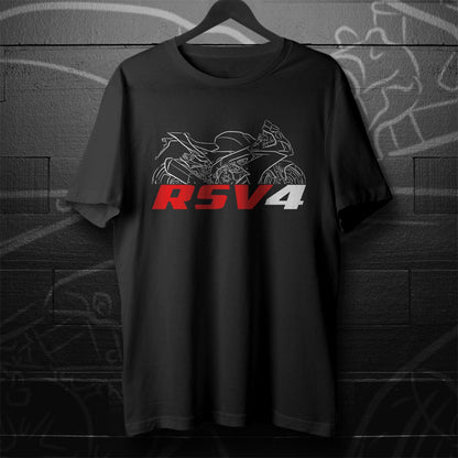 Aprilia RSV4 Inspired T-Shirt - Motorcycle Tee Shirt for Riders