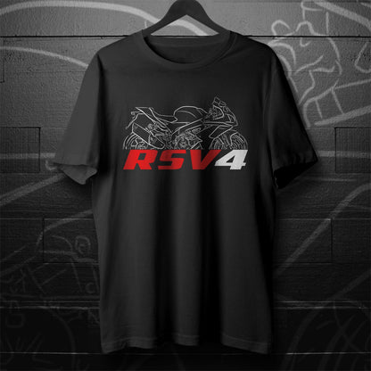 Aprilia RSV4 Inspired T-Shirt - Motorcycle Tee Shirt for Riders