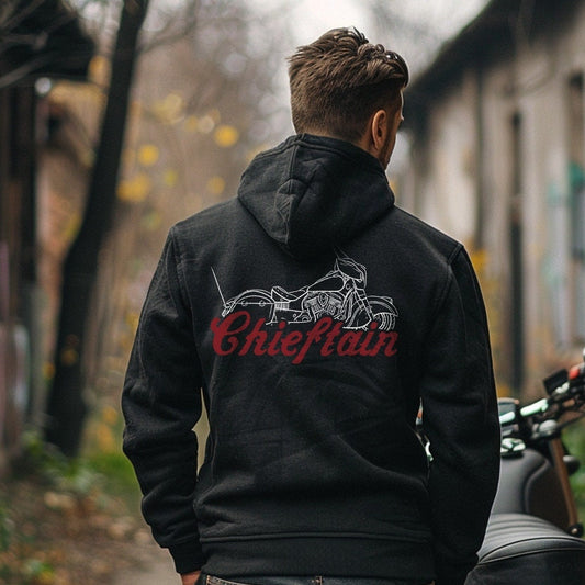 Indian Chieftain Hoodie - Motorcycle Sweatshirt for Biker