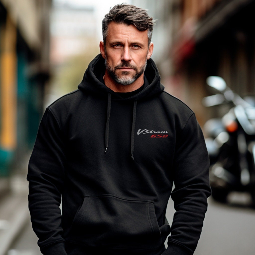 Suzuki V-STROM 650 Hoodie - Motorcycle Sweatshirt for ADV Riders