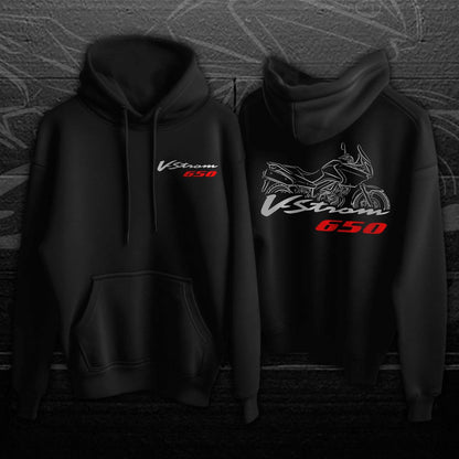 Suzuki V-STROM 650 Hoodie - Motorcycle Sweatshirt for ADV Riders