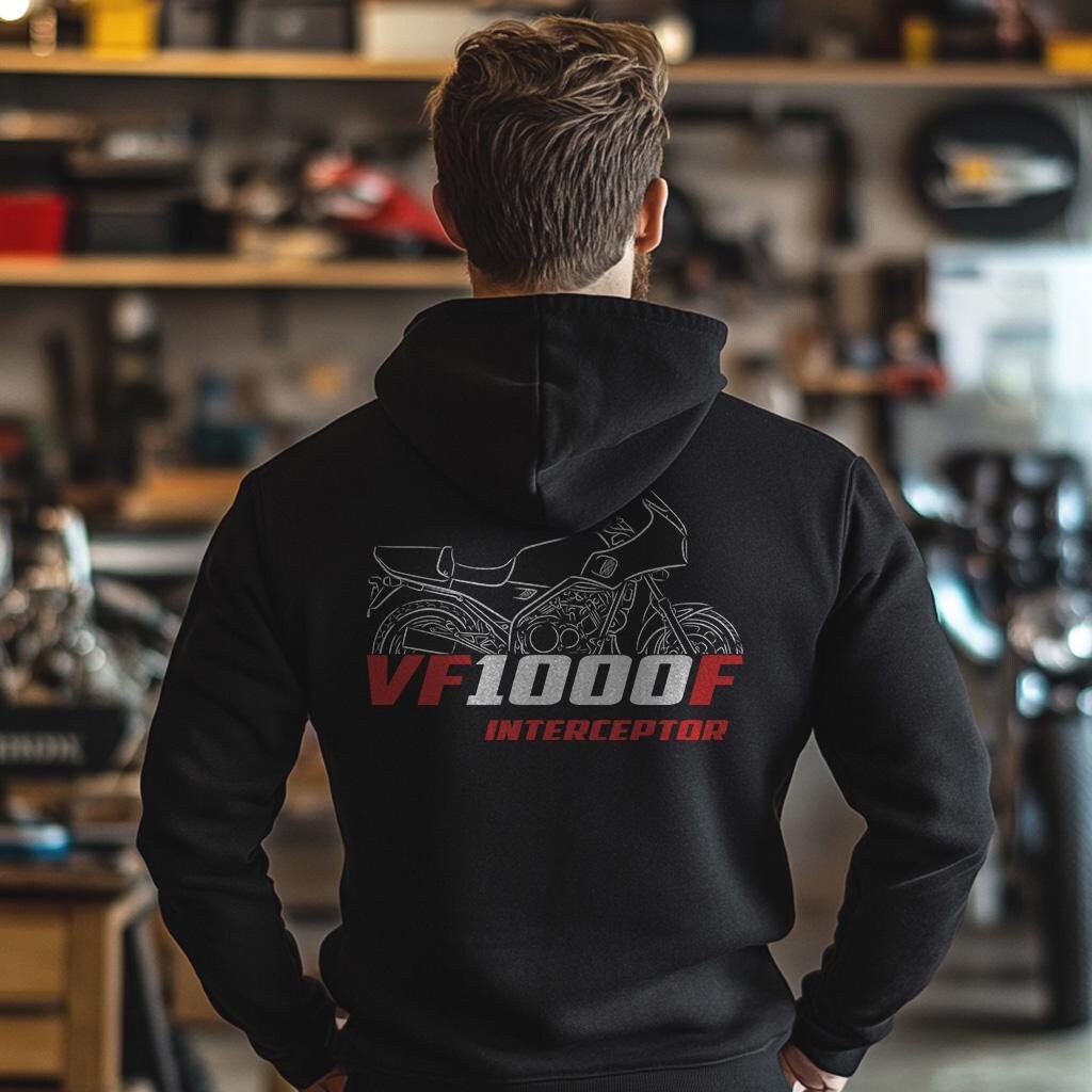 Honda VF1000 Inspired Hoodie - Motorcycle Sweatshirt for Riders