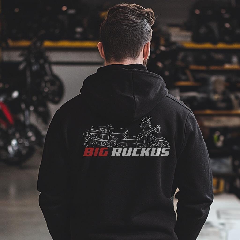 Honda Big Ruckus Inspired Hoodie - Motorcycle Sweatshirt for Riders