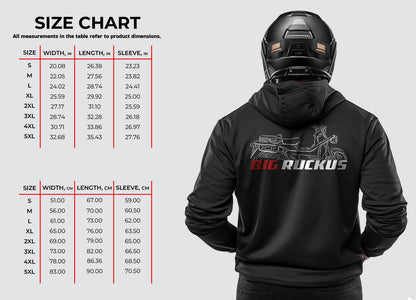 Honda Big Ruckus Inspired Hoodie - Motorcycle Sweatshirt for Riders
